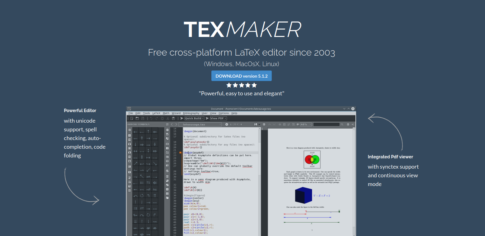 Overview of Texmaker application